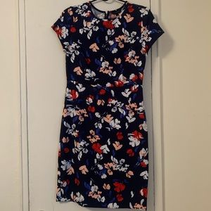Banana Republic Navy Flower Dress